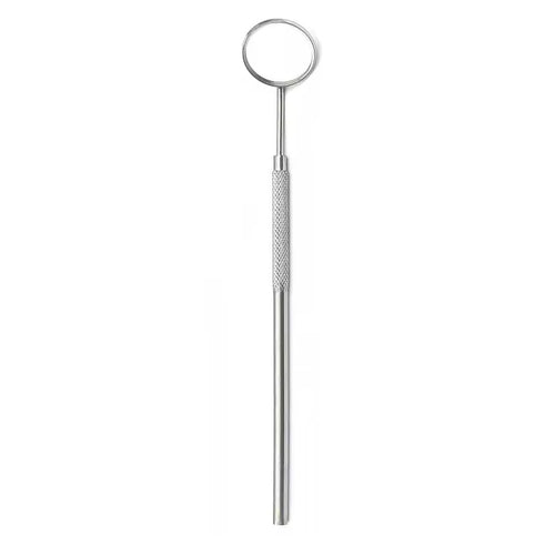 Stainless Steel Dental Mouth Mirror Set (12 Pcs)